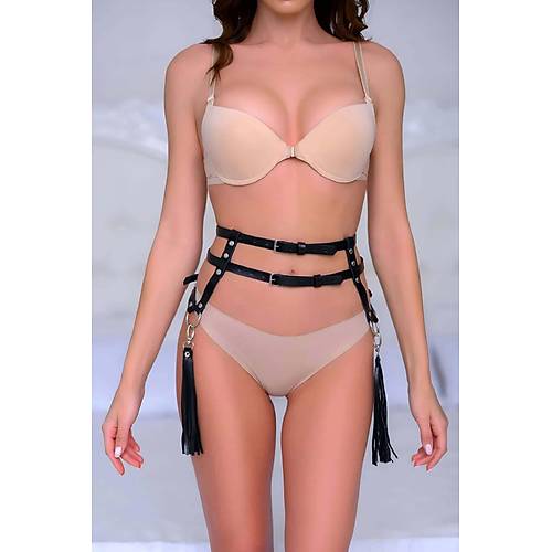 S�k Deri P�sk�ll� Bel Kemer Harness - APFT1045