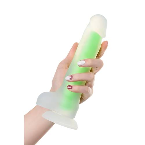 Beyond by RED Clark Glow Gece Parlayan Dildo, Silikon, effaf, 22 cm