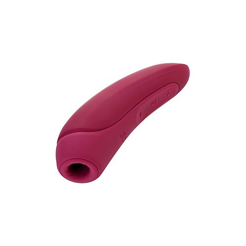 Satisfyer Curvy 1 Connect App Vakum Dalgası Klitoris Vibratörü, silikon, kırmızı, 14,3 cm
