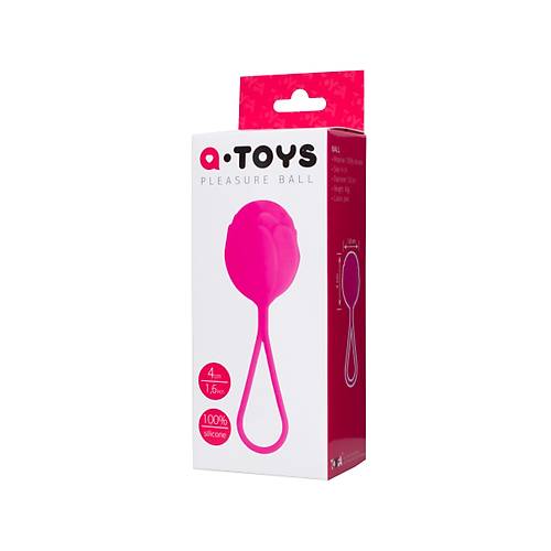 A-Toys by TOYFA Rosi Vajinal Toplar, silikon, pembe, 10,5 cm