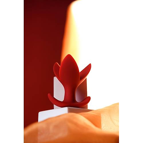 ToDo by Toyfa Flower Genileyen anal Klf, silikon, krmz, 9 cm,  6 cm