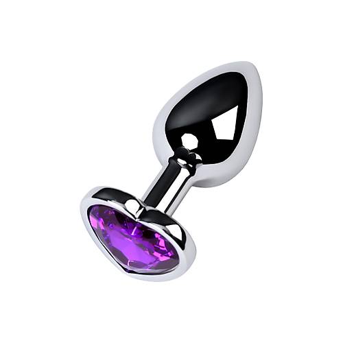 Metal by TOYFA Anal Plug, Metal, gm, mor kristalli, 7 cm,  2,7 cm, 50 g