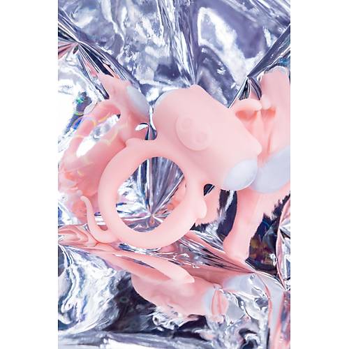 A-Toys by  Kear Titreimli Penis Halkas, silikon, pembe,  2 cm