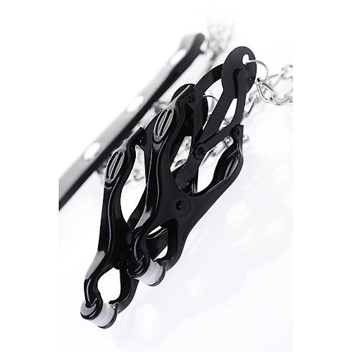 Penis Halkal� Meme Kelep�eleri, TOYFA Metal, Siyah