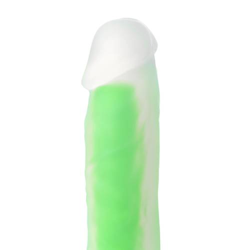 Beyond by RED Dick Glow Gece Parlayan Dildo, Silikon, effaf, 18 cm