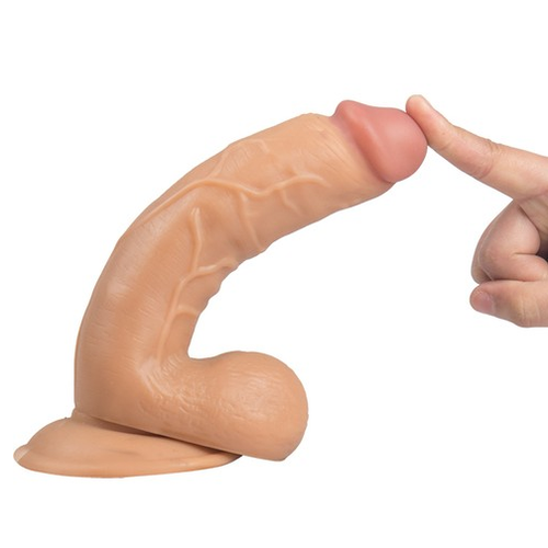 24 cm Gereki Realistik Titreimli Penis Dildo