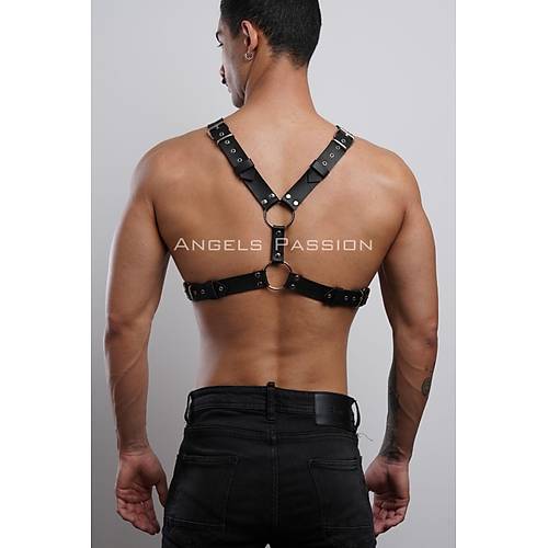 Perin Detayl Erkek Gs Harness, Erkek Parti Giyim - APFTM179