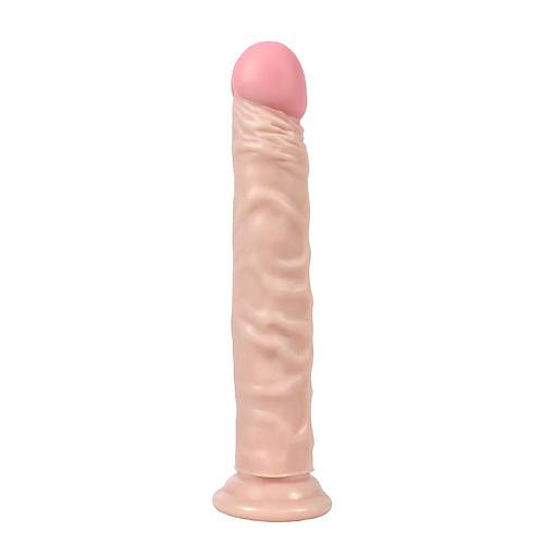 Spartacus 24 CM Dev Uzun Realistik Penis Vantuzlu Testissiz Dildo