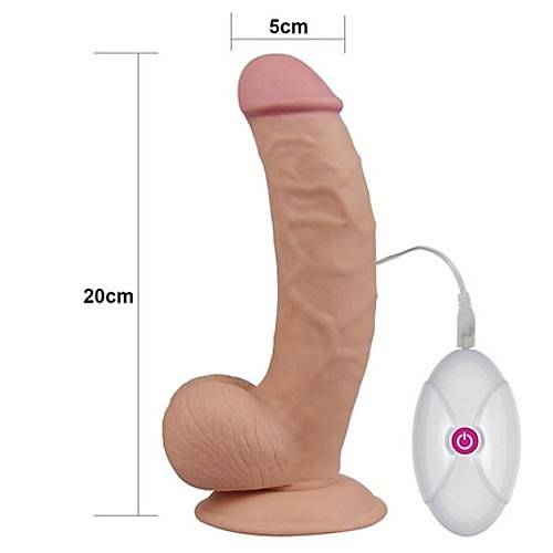 LOVETOY UR3 Yeni Nesil Titreimli 22 cm Realistik Vibratr Dildo