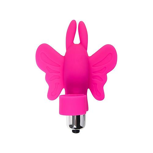 Eromantica Butterfly parmak Kelebek vibratr, Silikon, pembe, 10 cm