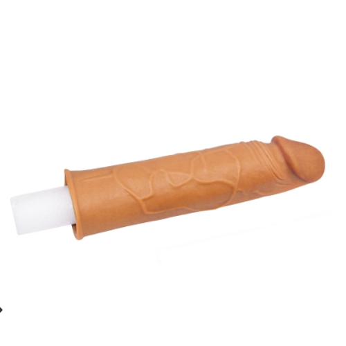 X-Tender 3 CM Dolgulu Realistik Penis Kılıfı Uzatmalı Prezervatif