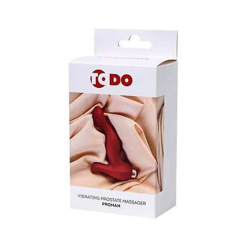 ToDo by RED Proman prostat stimlatr, silikon, krmz, 12,5 cm