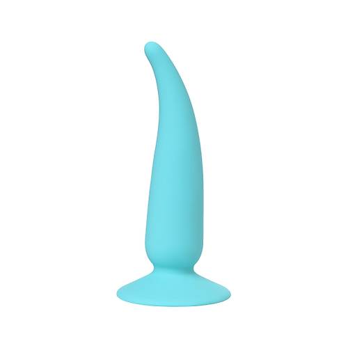 ToDo by RED Sarru anal klf, silikon, mavi, 12,5 cm,  2,7 cm