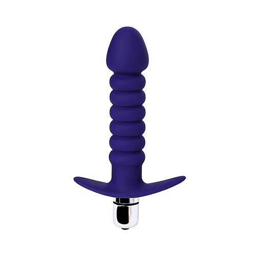 ToDo by RED Condal anal vibratr, suya dayankl, silikon, mor, 14 cm,  2,9 cm