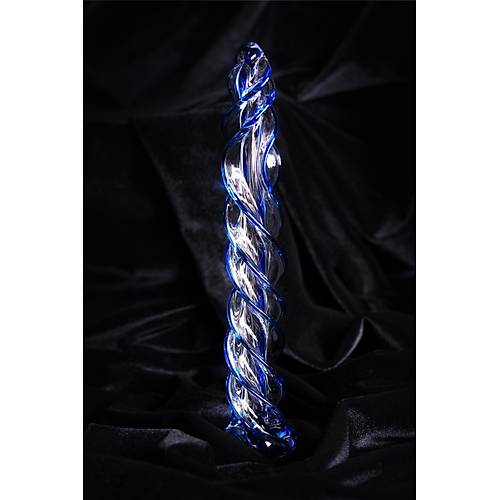 Gereki olmayan Sexus Glass yapay penis, cam, transparan, 18,5 cm