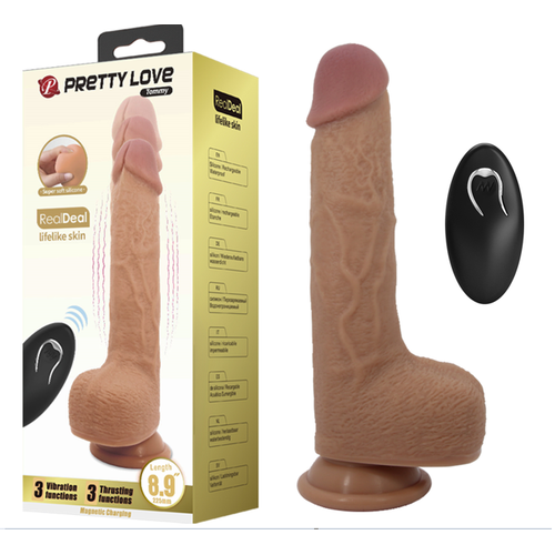 Soft Silikon Vibratr Titreimli leri Geri Hareketli Penis