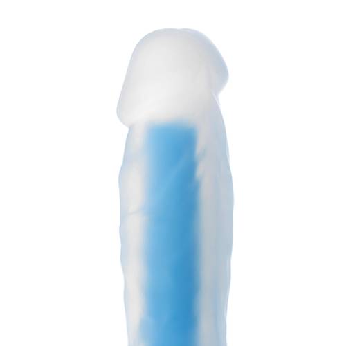 Beyond by RED Matt Glow Gece Parlayan Dildo, Silikon, effaf, 18 cm