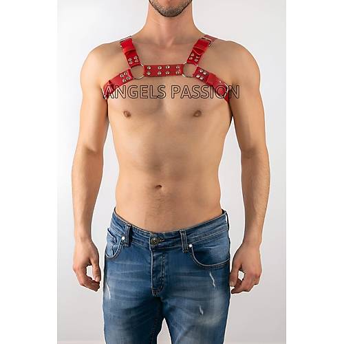 Deri Erkek Gs Harness, Fantazi Erkek  Giyim - APFTM8