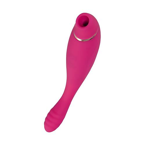 JOS Danvi Vakum Dalgas  Vibratr, Silikon, Pembe, 21,5 cm