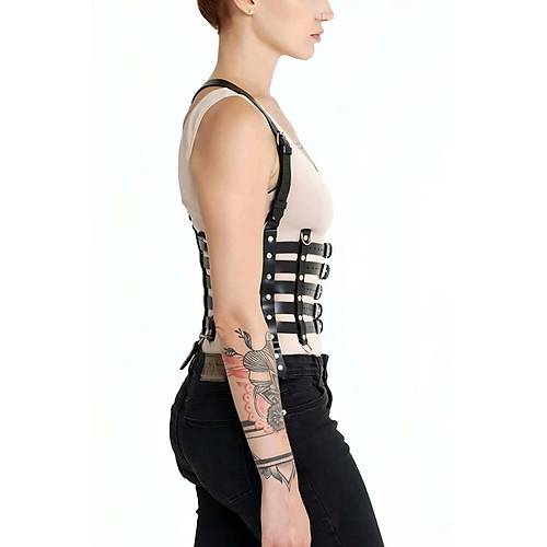 Be�li Ba�lamal� Deri G���s Harness - APFT630