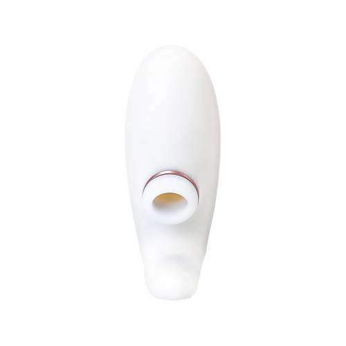 Satisfyer Pro 4 Couples iftler in Vakum Dalgal Vibratr, silikon, beyaz, 19,5 cm