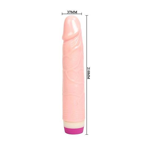 Pleasure 21cm Titreimli Realistik Vibratr Gerekci Penis Dildo