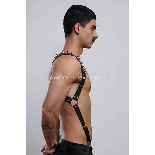 ivi Detayl Erkek Gs Harness, Erkek Clubwear, Deri Erkek Harness - APFTM203