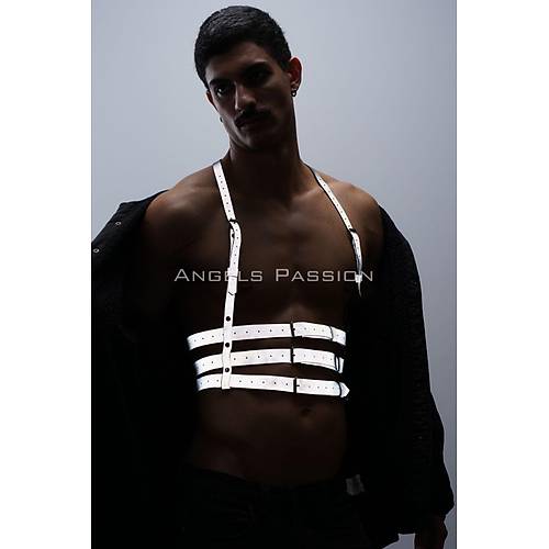 Reflektrl (Karanlkta Parlayan) Erkek Gs Harness, Parti Aksesuar, Clubwear - APFTM17