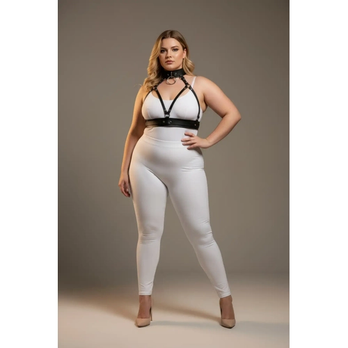 B�y�k Beden Siyah Kad�n Harness Tak�m O