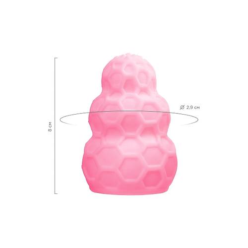 A-Toys by RED Masturbator Flaff, TPE, pembe, 8cm,  2,9 cm