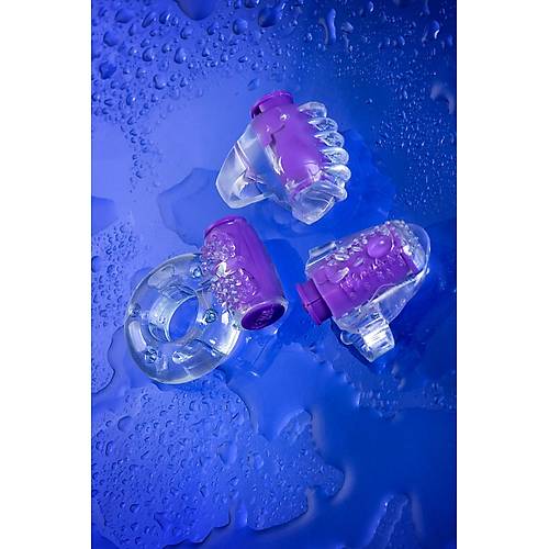 Eromantica Set No.1 vibratr seti, Silikon, transparan, 3 adet