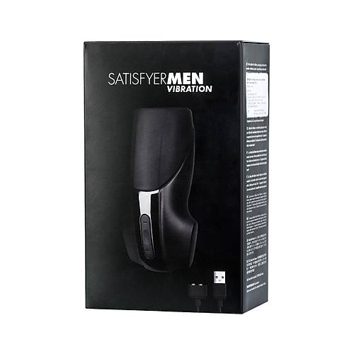 Satisfyer Men Vibration 14 Fonksiyonlu Titreimli Sper Mastrbatr 14,5 CM