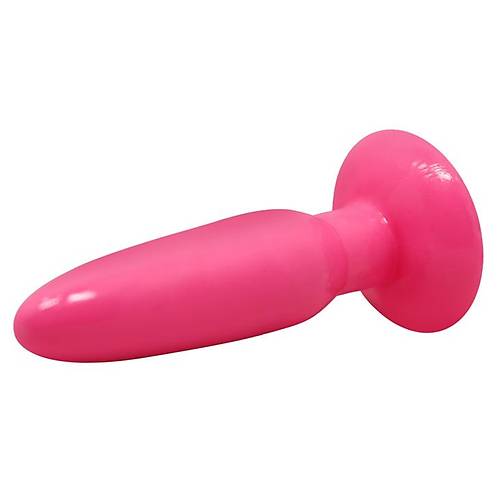 Smooth 14 Cm Vantuzlu Anal Plug Anal Tka Tpa Pembe Anal Dildo