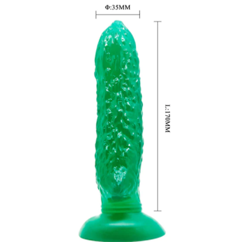 Passionate Fruit 17 CM Gl Vantuzlu Jel Penis Anal Dildo