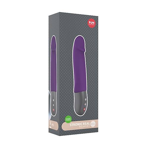 Fun Factory STRONC REAL Vibratr, silikon, mor, 20,8 cm