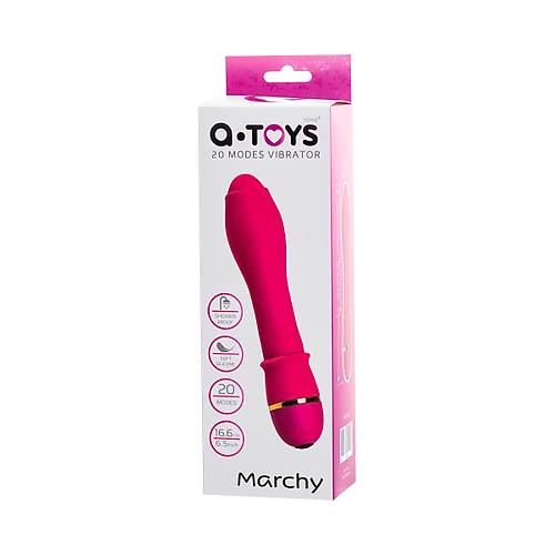 A-Toys by RED Marchy Vibratr, silikon, pembe, 16,6 cm,  3