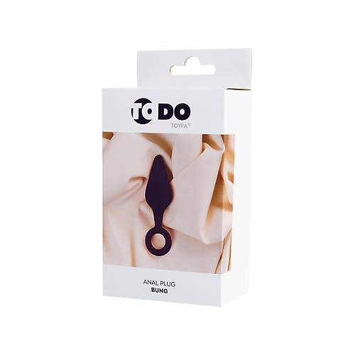 ToDo by RED Bung Anal Plug, silikon, mor, 11,5 cm,  3,3 cm