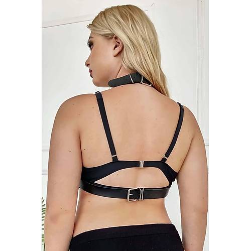 Deri Zincirli Gs Harness, Rave Party Aksesuar - APFT945