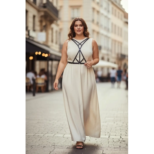 B�y�k Beden Siyah Kad�n Kemer �apraz Ask�l� Deri Harness - APFT158