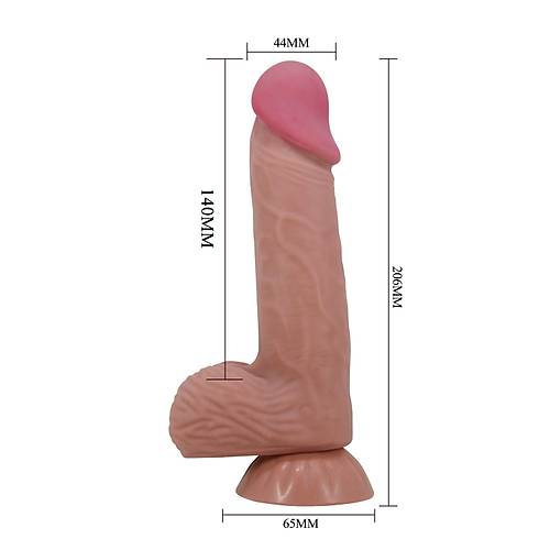 Kayan Cilt Serisi 26 Cm Kkrdakl Realistik Penis Damarl Dildo