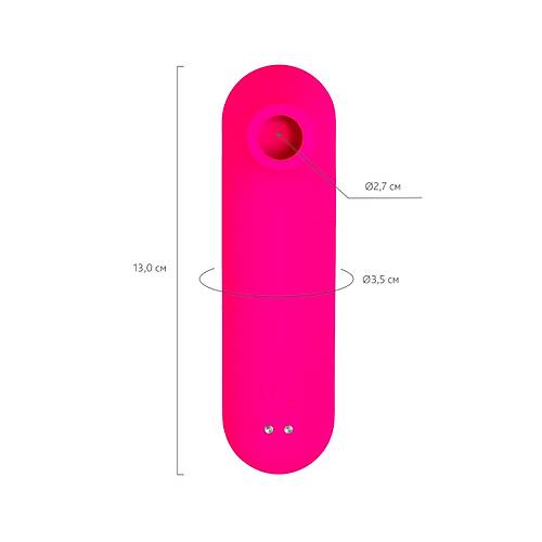 eroTeq Vakum dalgas uyarcs Molette, silikon, pembe, 13 cm