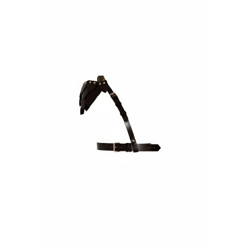 Siyah Kad�n Kemer Deri Harness Tokal� Bel Aksesuar� - APFT1033