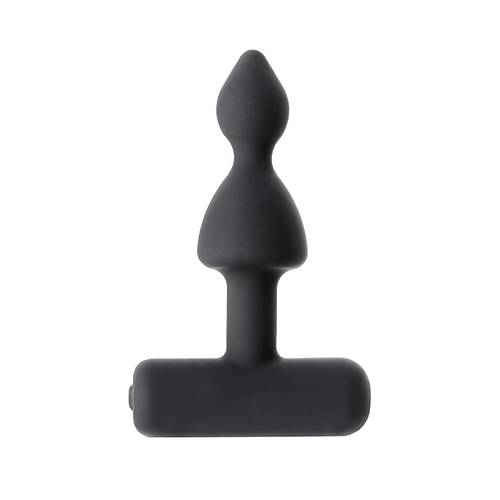 Erotist Anal Plug, siyah, silikon, 8,5 cm