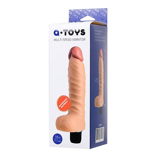 A-Toys by  Nod  Realistik Vibratr, TPE, Ten, 20,5 cm