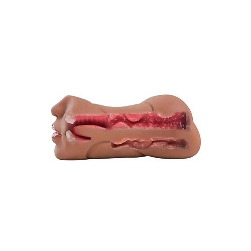 XOXO 3 Girili Realistik Mastrbatr  TPE, Esmer Ten, 550 g