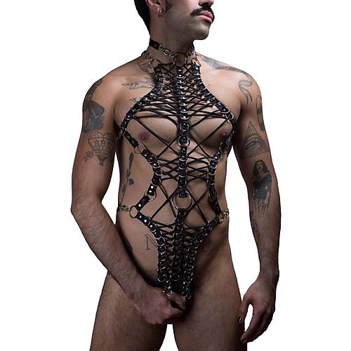 Erkek Lastik Body Harness - APFTM186