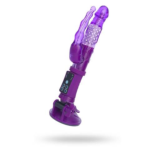 A-Toys by RED  Anal-Vajinal Vantuzlu Vibratr, mor, 22 cm