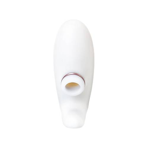 Satisfyer Pro 4 Couples iftler in Vakum Dalgal Vibratr, silikon, beyaz, 19,5 cm