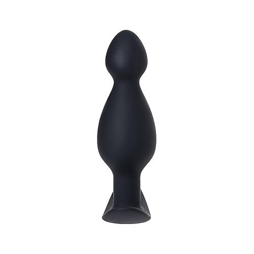 A-Toys by RED  Anal Plug, boyut M, silikon, siyah, 11,5 cm