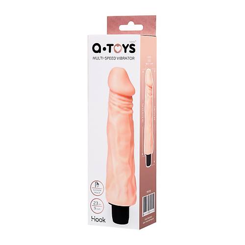 A-Toys by RED Hook Realistik Dildo, TPE, Ten , 23 cm